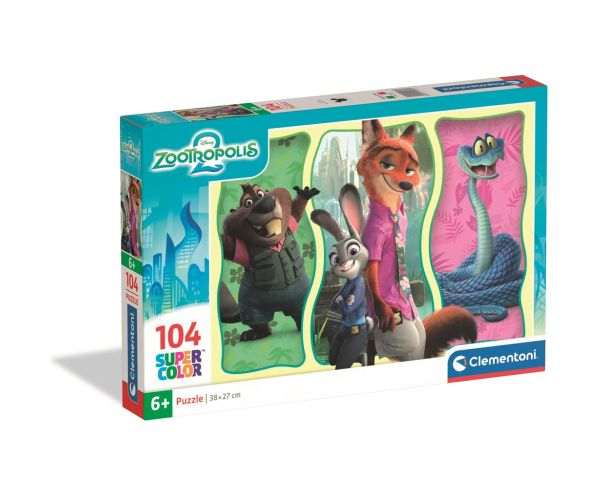 Zootropolis 2 104 komada Super Color Puzzle - Clementoni