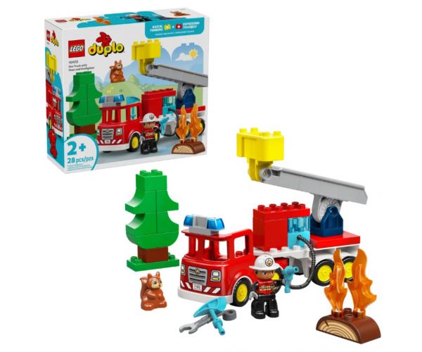 LEGO® DUPLO®: Vatrogasno vozilo s crijevom i vatrogascem (10473)