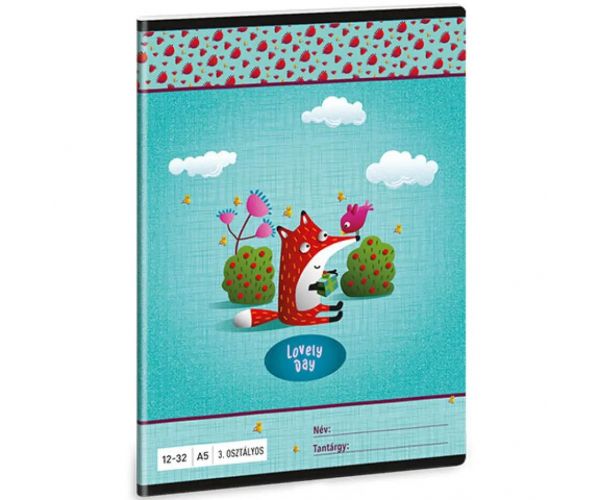 Ars Una: Lovely Day A/5 bilježnica za 3. razred 12-32