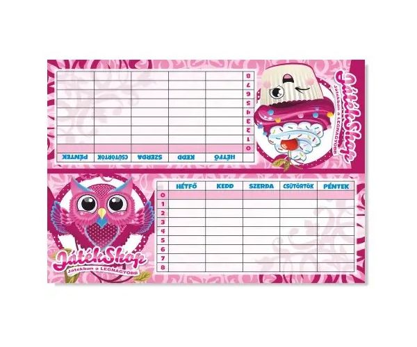 SweetShop raspored sati, 6 u 1