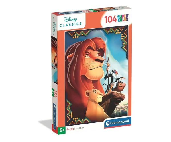 Disney Kralj lavova 104-dijelni supercolor puzzle - Clementoni