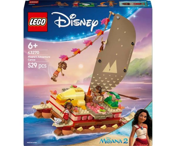 LEGO® Disney: Vaiana s avanturama ispunjen kanu (43270)