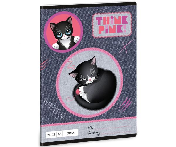 Ars Una: Think Pink A5 sveska bez linija 20-32