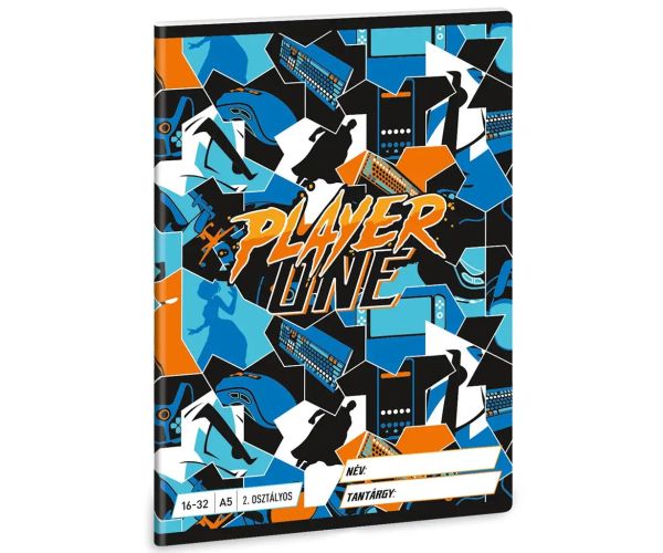 Ars Una: Player One bilježnica s crtama za 2. razred A/5