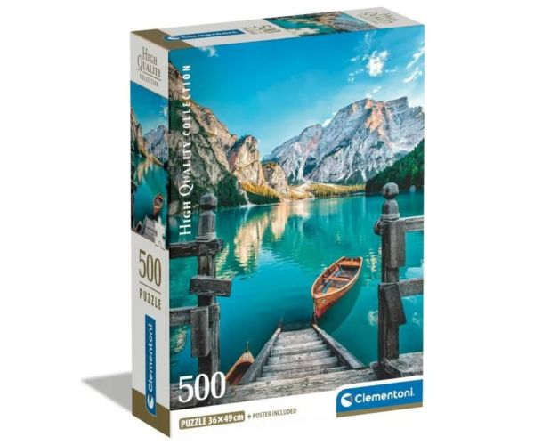 HQC Braies jezero 500-dijelni puzzle - Clementoni