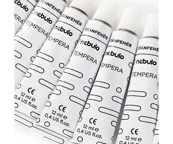 Nebulo: Bijela tempera 12ml 1kom