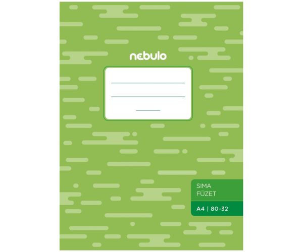 Nebulo: Heftana prazna bilježnica A4 80-32
