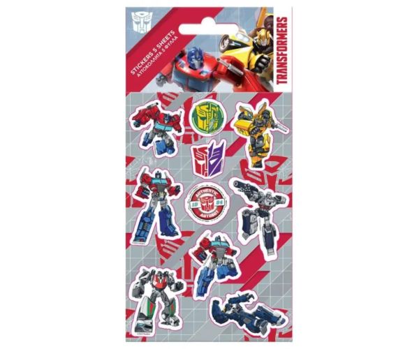 Transformers set samoljepljivih naljepnica 8x12cm 5 kom