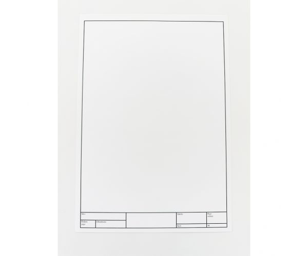 Uokvireni bezdrvni crtaći papir A/4 180g