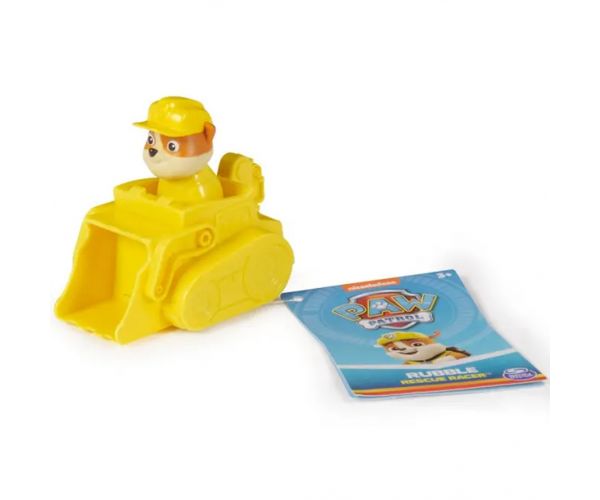 Paw Patrol: Rescue Racers Rubble s radnim strojem - Spin Master