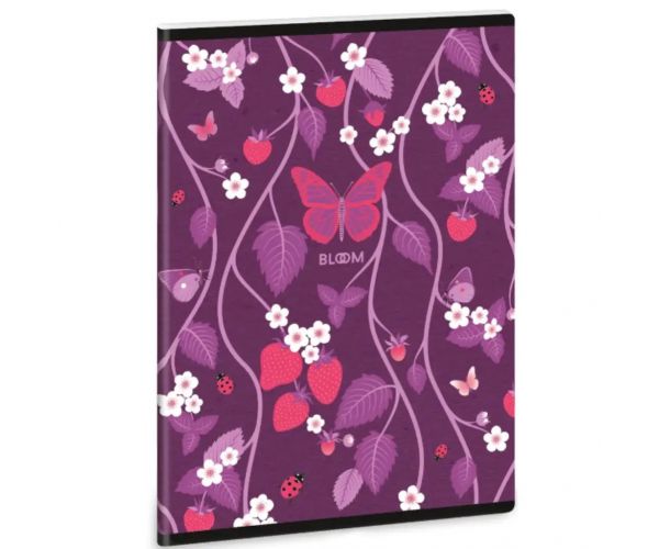 Ars Una Bloom Papillon bilježnica A/5 s dodatnim kopčama