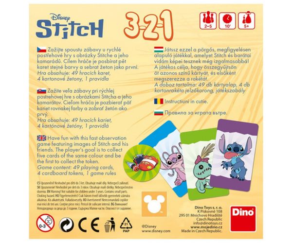 Stitch 3-2-1 društvena igra