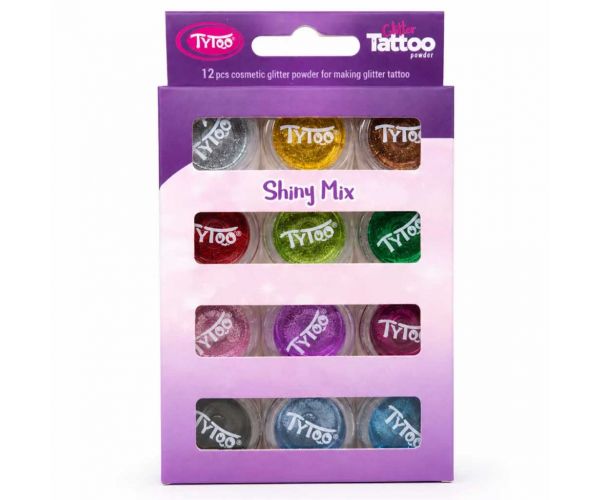 Tytoo: Shiny Mix – Sjajni Mix set od 12 komada šljokica