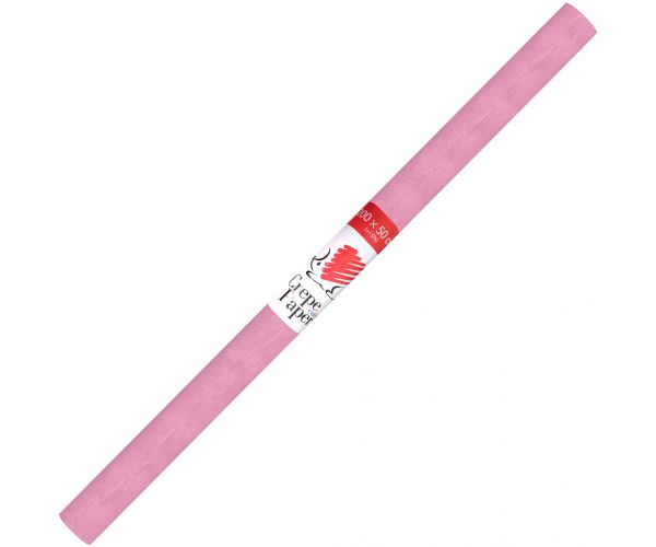 ICO: Süni krep papir u bebi roza boji 200x50 cm