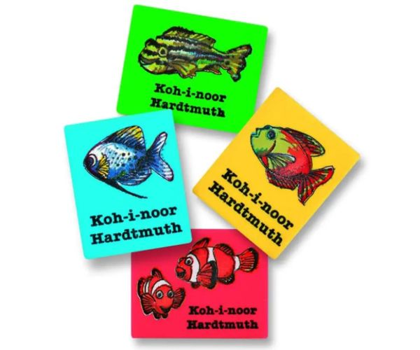 ICO: plastik gumica uzorkom ribe Koh-I-Noor