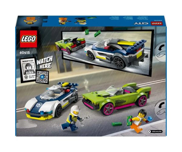 LEGO® City: Potjera s policijskim autom i sportskim autom (60415)