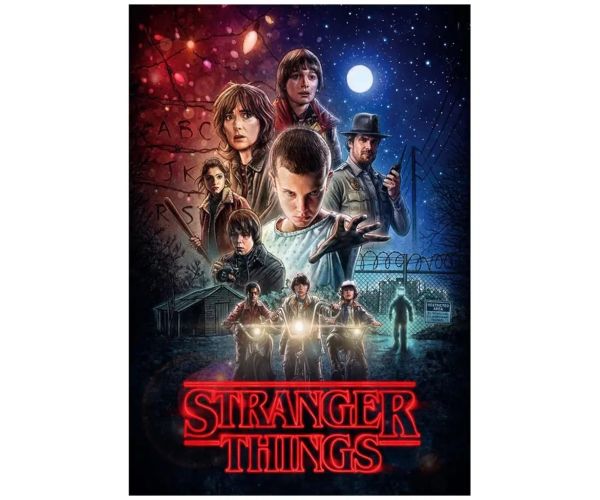 Stranger Things 1. sezona 1000 komada puzzle s posterom - Clementoni