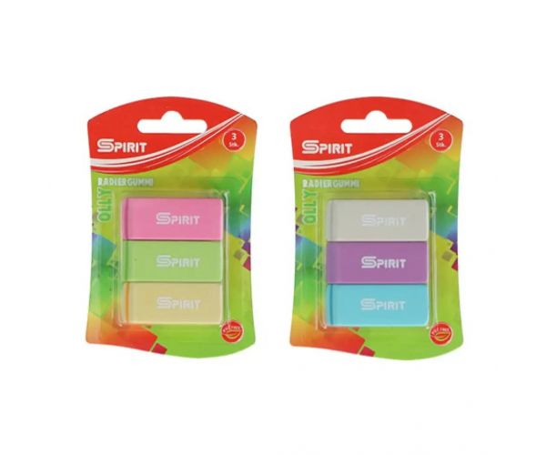Spirit: Olly Square Eraser 3 u 1 u nekoliko varijanti