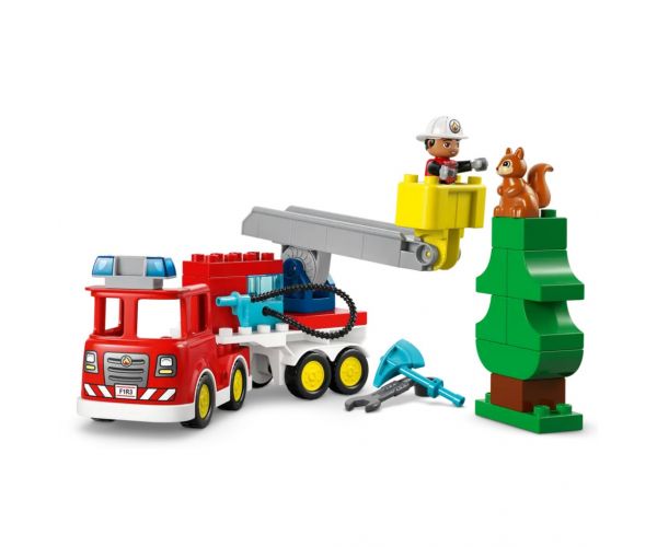LEGO® DUPLO®: Vatrogasno vozilo s crijevom i vatrogascem (10473)