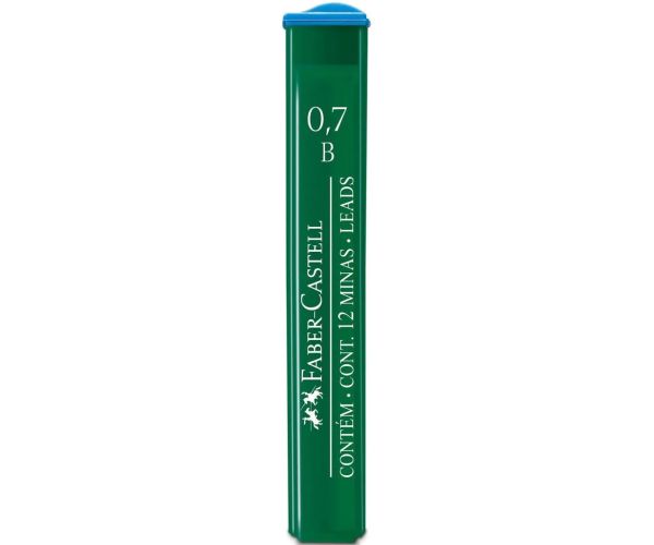 Faber-Castell: Ispuna od željeza, 12 komada, 0,7 mm, B
