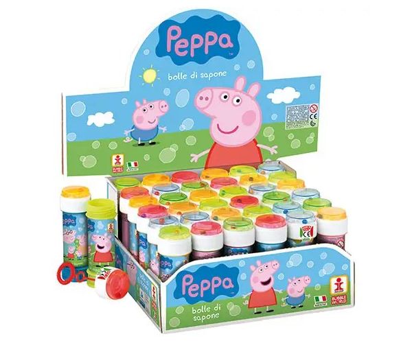 Praščić Peppa puhalica za balončiće - 60ml
