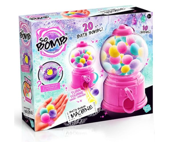 So Bomb: Kuglice za kupanje u kuglastom dozatoru, s iznenađenjem charmom
