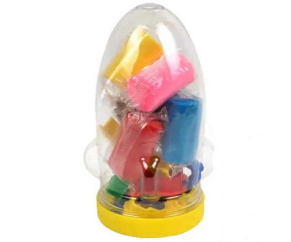Play-Dough: Heroes raketa plastelin set 8x15g