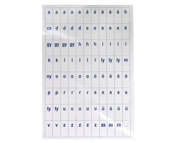 Set listova za izrezivanje slova, 2 lista