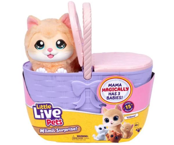 Little Live Pets: Mačka u košarici s mačićima
