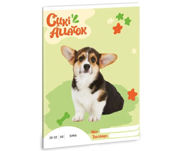 Ars Una: Slatke životinje - Welsh Corgi obična bilježnica A/5