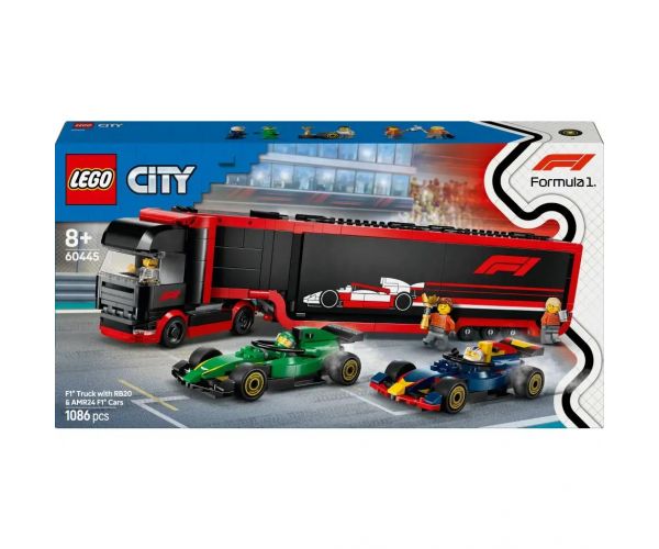 LEGO® City: F1® kamion s RB20 i AMR24 F1® automobilima (60445)