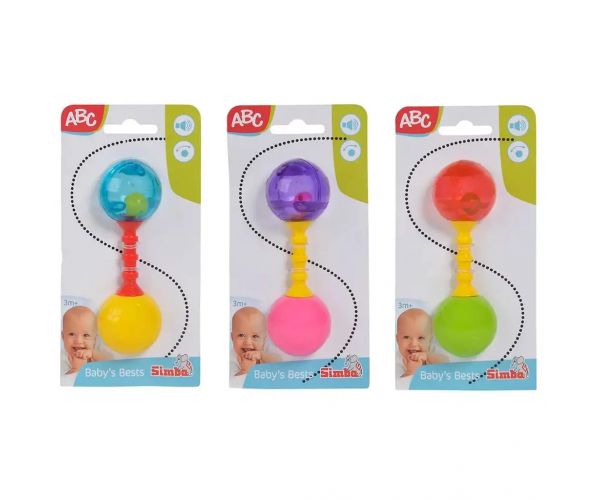 ABC első csörgőm bébi játék többféle változatban - Simba Toys