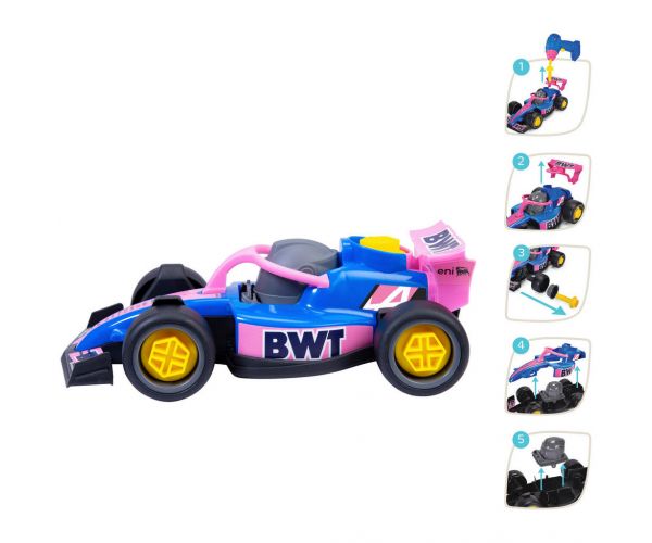 ABC za sastavljanje BWT Alpine Formula 1 utrkački automobil - Dicke Toys