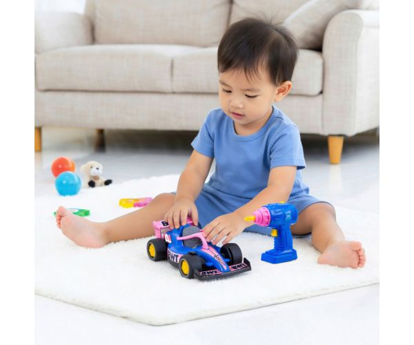 ABC za sastavljanje BWT Alpine Formula 1 utrkački automobil - Dicke Toys
