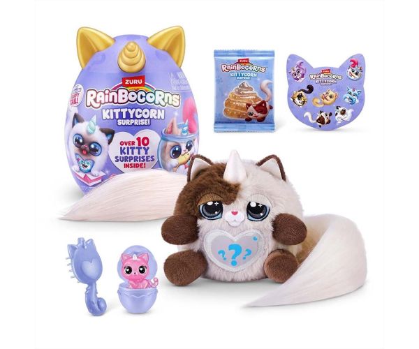 Rainbocorns: Pocket Kittycorn iznenađenje plišana figura mačke u različitim varijantama 1 komad