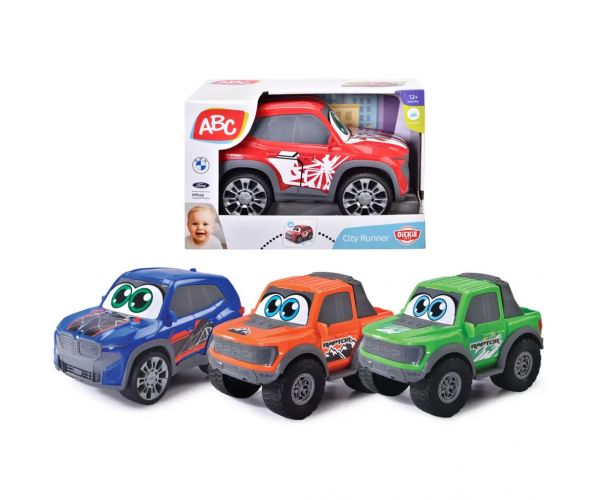 ABC City Runner kisautó többféle, 1 db - Dickie Toys