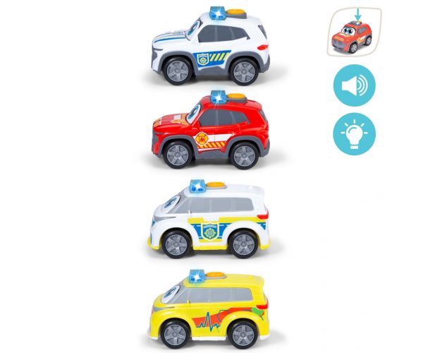 ABC hitna pomoć autić sa svjetlom i zvukom, razne vrste, 1 kom - Dickie Toys