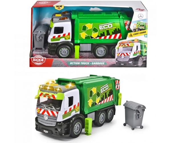 Action Truck Szemetesautó hanggal és fénnyel - Dickie Toys