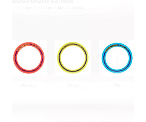 Aerobie: Sprint Ring frizbi 25 cm, u više varijanti, 1 kom