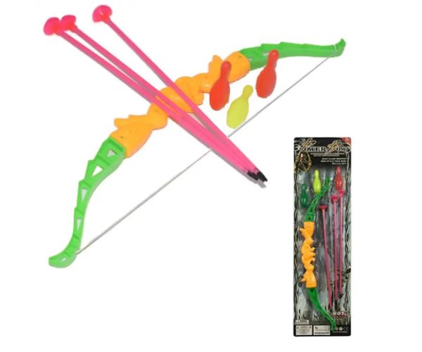 Set lukova s ​​vakuumskim strijelama i figurama za kuglanje 46 cm