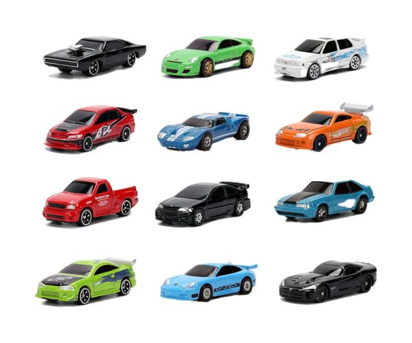 Brzi i žestoki Nano Hollywood Rides mali automobili iznenađenja paket 1 kom – Jada Toys