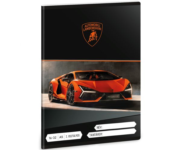 Ars Una: Lamborghini bilježnica s crtama za 2. razred A/5 16-32
