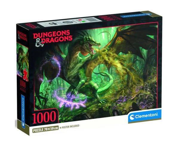 Dungeons & Dragons 1000 dijelova puzzle - Clementoni