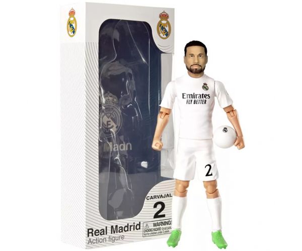 Focista akciófigura, 20 cm - Real Madrid, Carvajal 2-es mezben