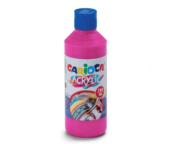 Acrylic 250ml-s akril festék rózsaszín színben - Carioca