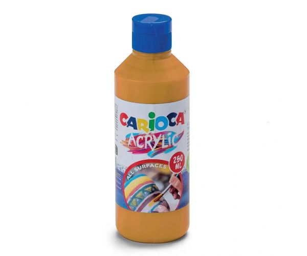 Acrylic 250ml-s akril festék arany színben - Carioca