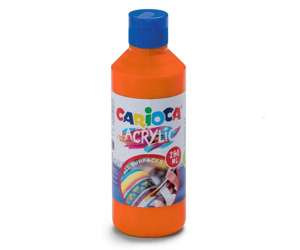 Acrylic 250ml-s akril festék narancssárga színben - Carioca