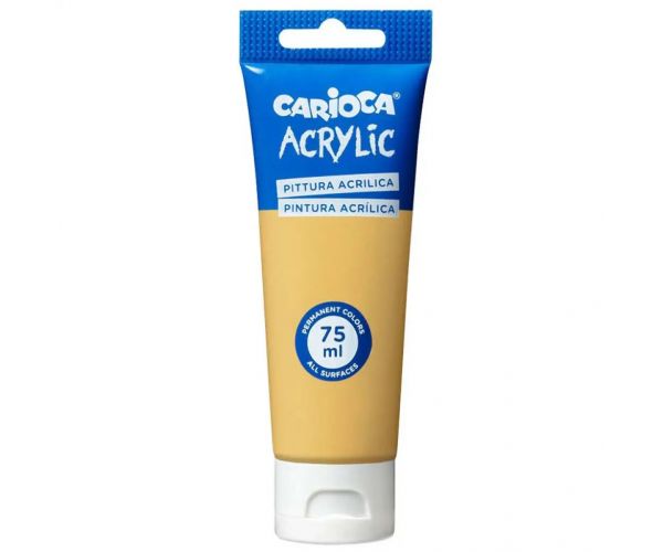 Acrylic 75ml-s akril festék arany színben - Carioca