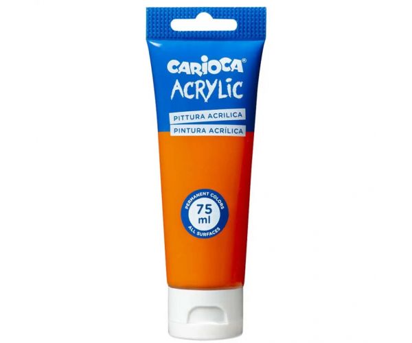 Acrylic 75ml-s akril festék narancssárga színben - Carioca