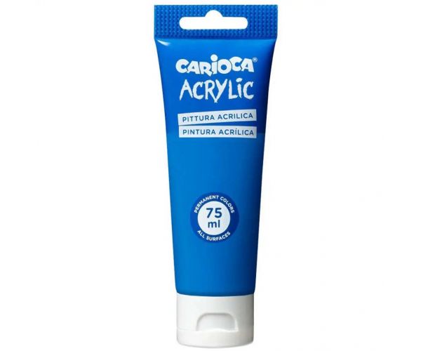 Acrylic 75ml-s akril festék kék színben - Carioca